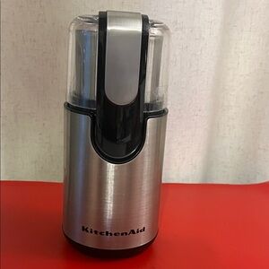 KitchenAid Stainless Steel and Black Coffee Grinder